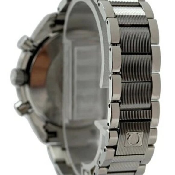 Omega 39mm Ladies Speedmaster Auto Chrono Pink MOP White Dial Watch Ref: 3534.74 main image 5